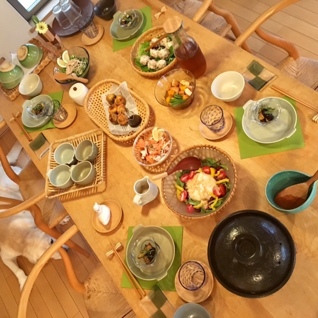 summer table 息子夫婦と♪_a0165160_21164598.jpg