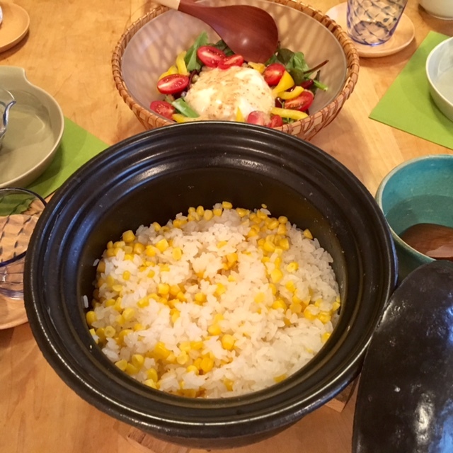 summer table 息子夫婦と♪_a0165160_21232323.jpg