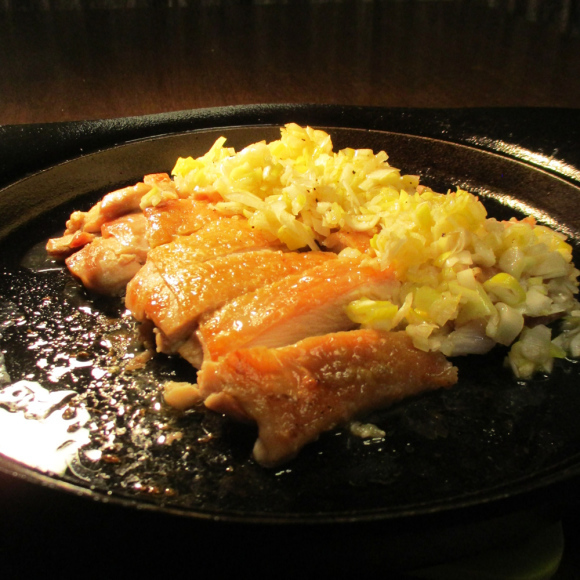 チキンソテーねぎ塩だれ あきらや料理録