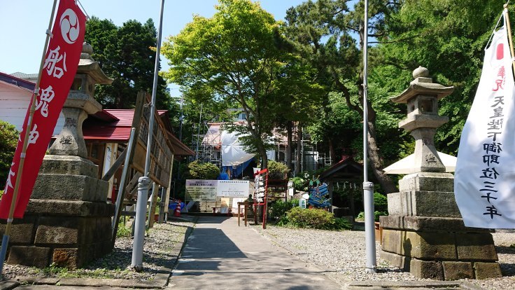 義経伝説への誘い２日目　船魂神社　＠北海道_f0048546_23121978.jpg