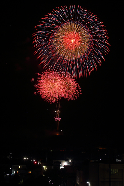 今夜の花火　_a0357206_21455260.jpg