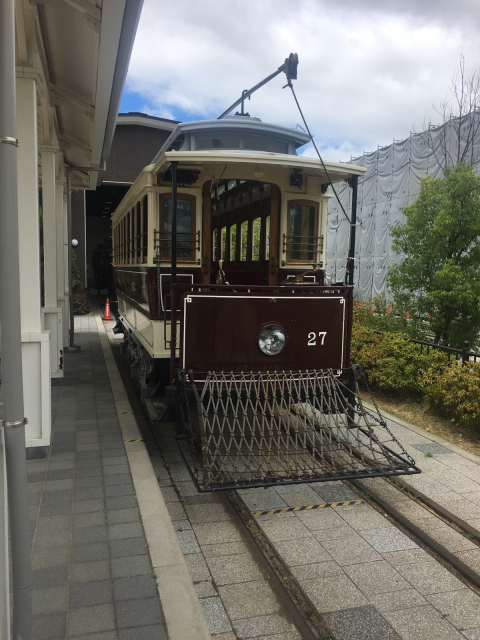 京都市電 N27 動態保存車 (´∀｀)/ 梅小路公園 市電ひろばにて_f0212480_14175782.jpg