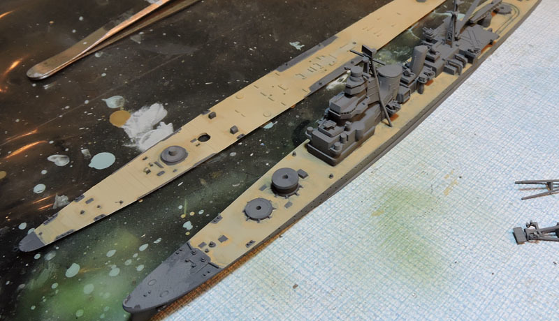 ハセガワ1/700 重巡洋艦 青葉 の製作 : ぷんとの業務日報2ndGear