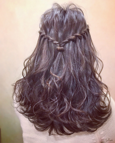 ウォーターフォールヘアアレンジ♪_c0150233_8293373.jpg