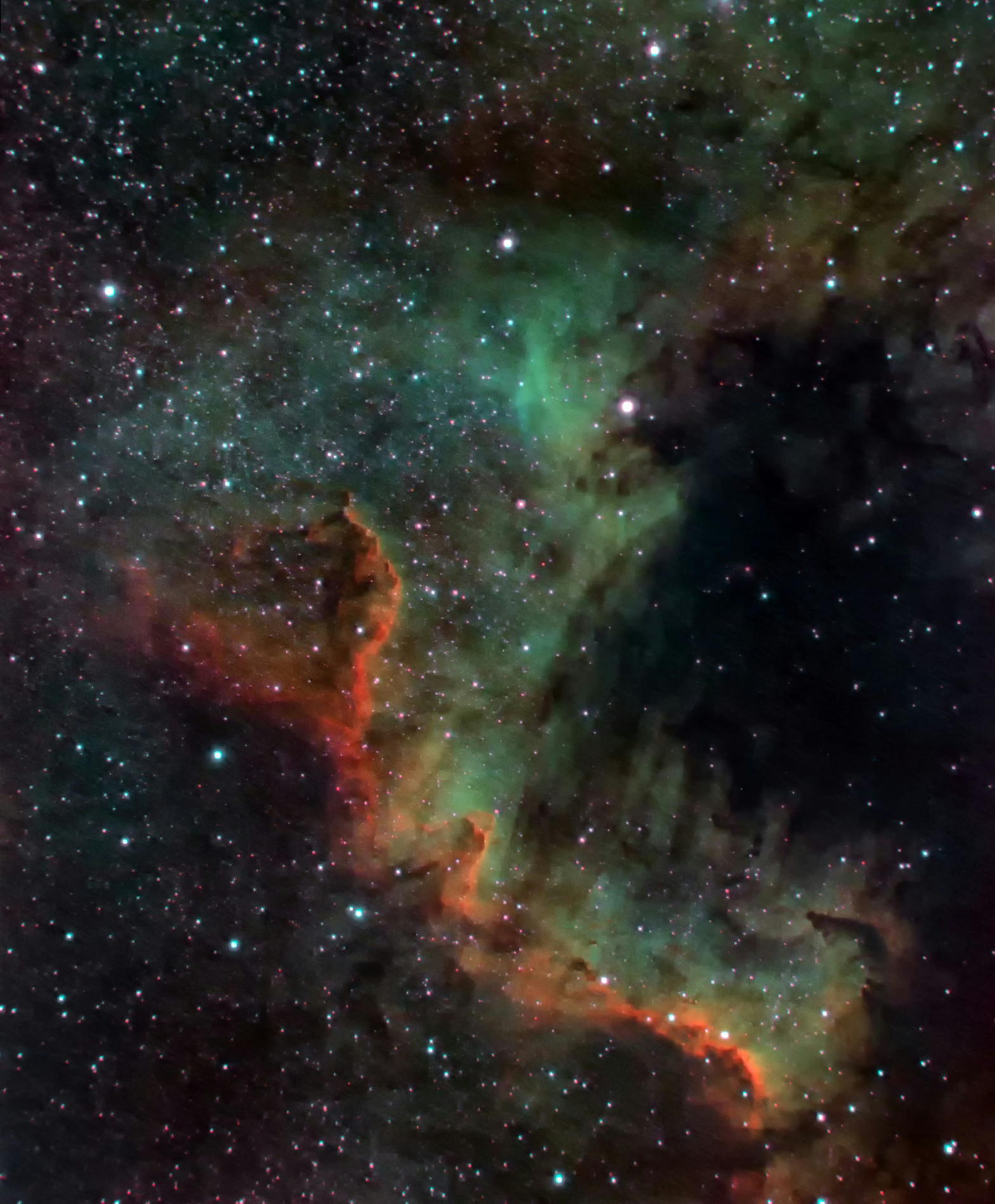 北アメリカ星雲さらに画像処理_f0346040_03312915.jpg