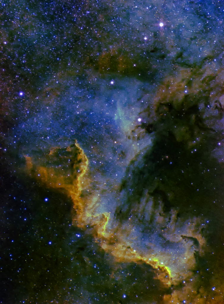 北アメリカ星雲さらに画像処理②_f0346040_23161565.jpg