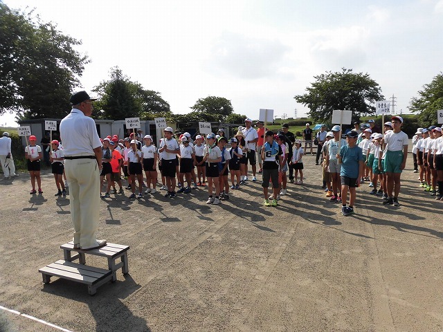 雨が降らず、うだる暑さの中で行われた「第23回　富士市ジュニアゲートボール大会」_f0141310_07340302.jpg