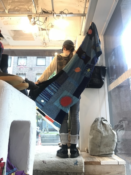 KAPITAL キャピタル 縮絨ウール宇宙ギャベマフラー ミックスカラー 縮絨ウール 宇宙ギャベマフラー | KAPITAL