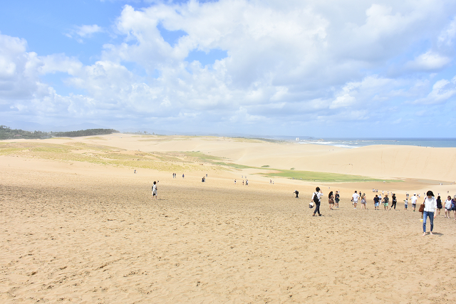 鳥取全中開会式 と砂丘_b0249247_21013814.jpg