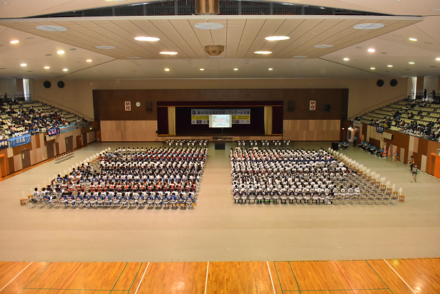 鳥取全中開会式 と砂丘_b0249247_21022396.jpg