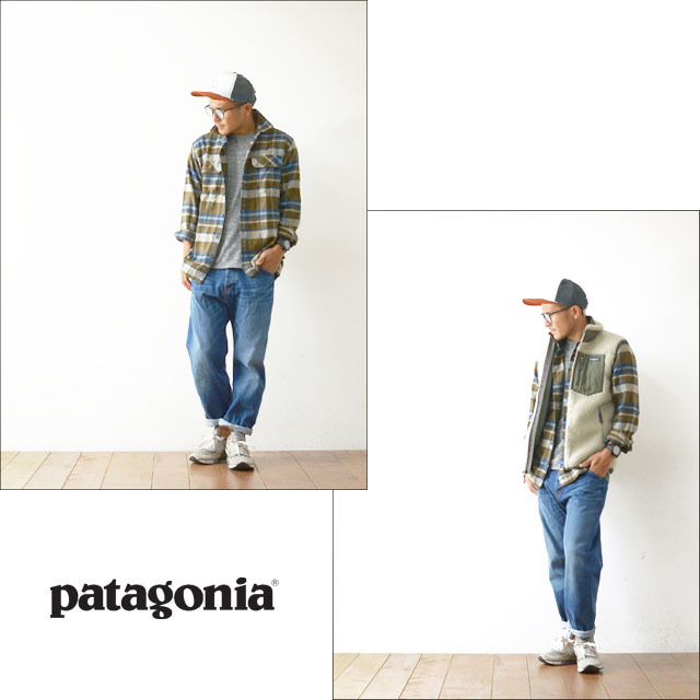 patagonia フィヨルドフランネルシャツ　チェック