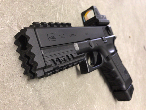 東京マルイ グロック18Cにドットサイト取り付け : Black Fantom 東京マルイ グロック18Cにドットサイト取り付け : Black Fantom