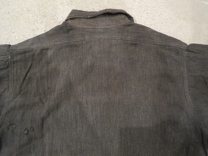 40's HOMESTEADER Pull Over Black Chambray Shirts 40s プル 40's HOMESTEADER Pull Over Black Chambray Shirts 40s プル