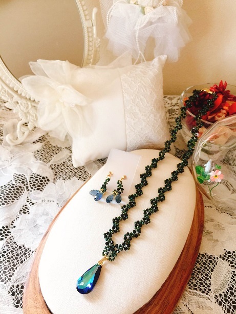 ❀Teardrops & Lace Necklace❀_c0368764_16032181.jpg