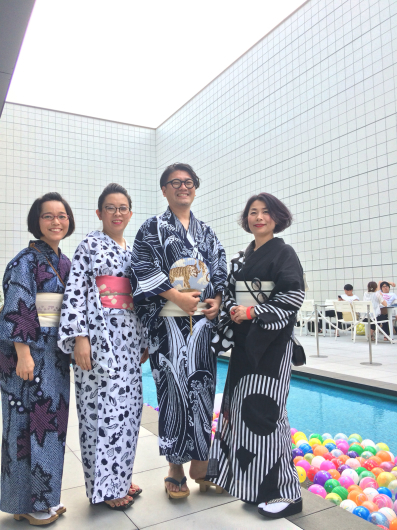 浴衣で銀ぶら ケイタマルヤマ おしゃれ盆踊り！ 野宮真貴！元