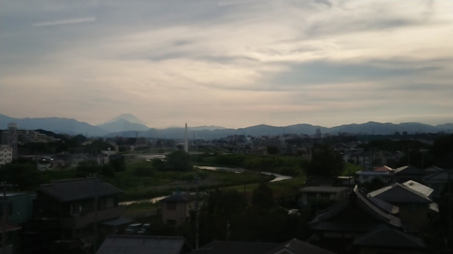 8/19  今日の富士山Vol.1@多摩モノレール_b0042308_18591959.jpg