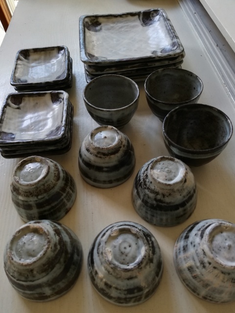 小野哲平　角皿 小野哲平 クロス角皿 20×20cm