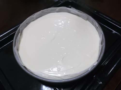 簡単ベイクドチーズケーキ_f0019498_07352035.jpg