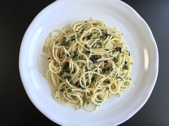 五色の花むすび パスタ ぼっちオバサン食堂