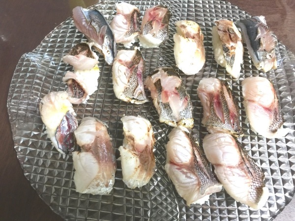 鰺イサキ鯛サゴシの握り寿司 新 直哉の釣り魚料理