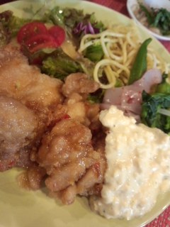 早稲田 お菜処 麻の葉のちきん南蛮と冷し汁ごはん_f0112873_2348280.jpg