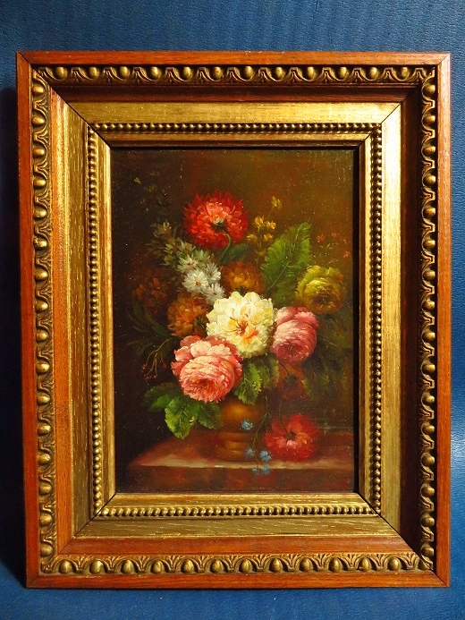 フランス アンティーク 油絵 絵画 蚤の市 フランス蚤の市で購入した