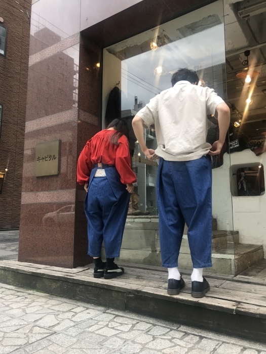 KAPITAL シモキタパンツ Lサイズ 宝島染工 お手頃価格 62.0%OFF