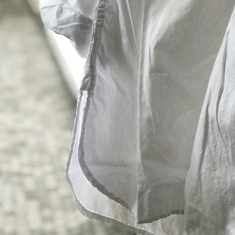 sans limiteのバンドカラーシャツ_d0364239_22025607.jpg