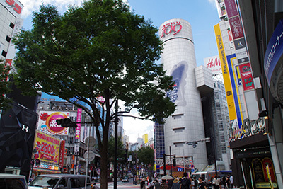 8月23日㈭の109前交差点_b0056983_16520162.jpg