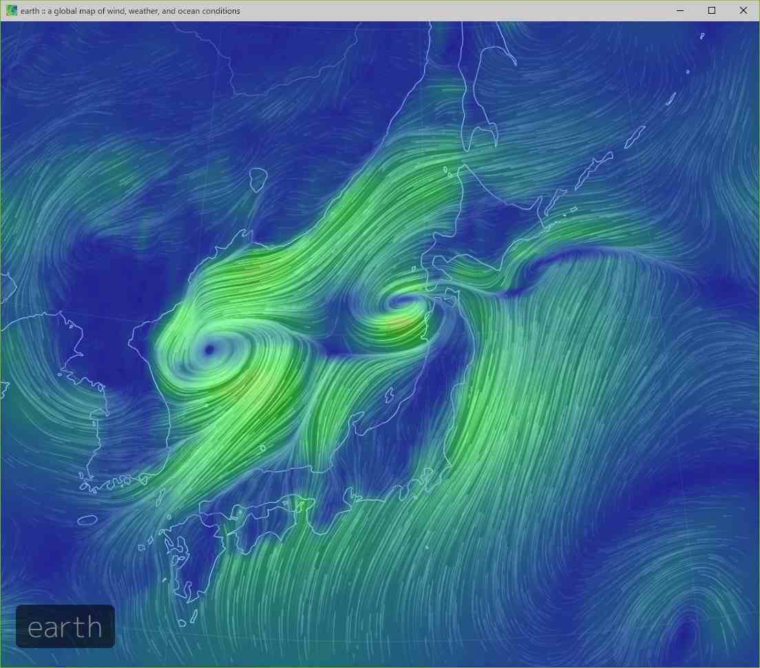 ツイン台風が崩れながら北海道接近中_c0025115_21060465.jpg