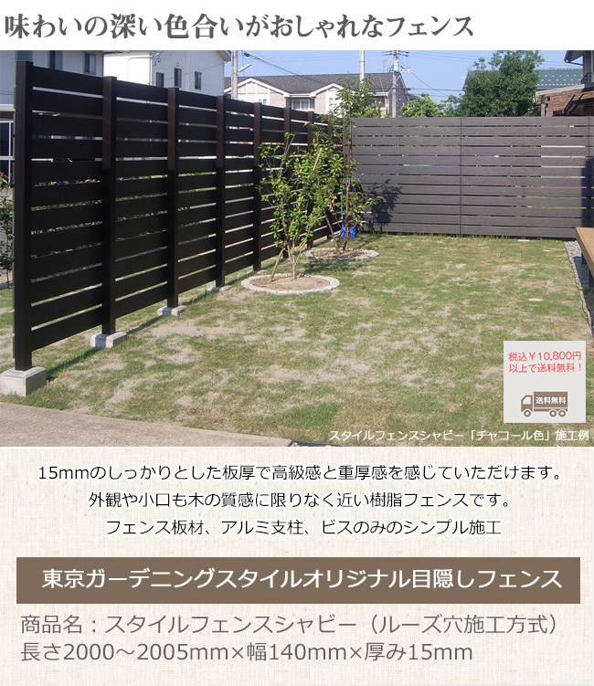 樹脂製フェンス 目隠しフェンス スタイルフェンスシャビー の販売を開始しました 東京ガーデニングスタイル楽天店より 東京ガーデニングスタイル ガーデン日和