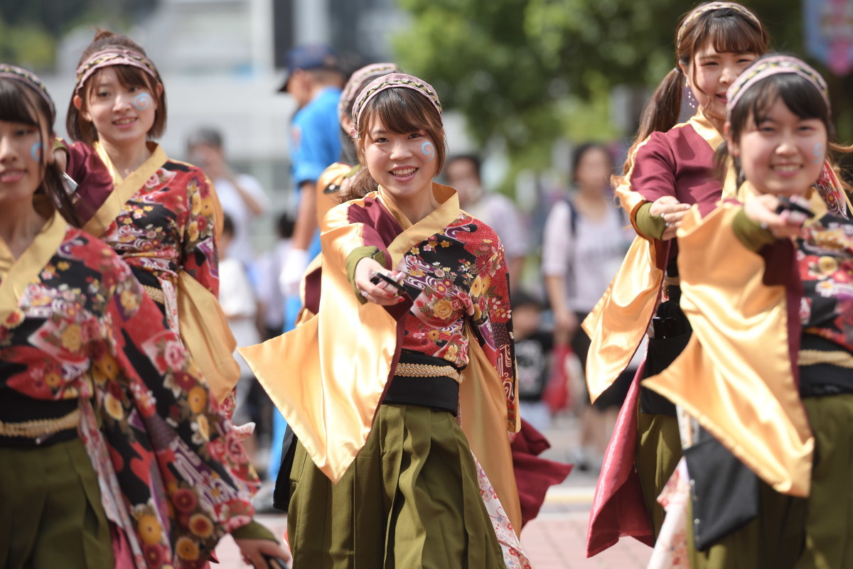 多摩センター夏まつり2018「たまよさこい」　「実践女子短期大学部YOSAKOIソーラン部WING」さん_c0276323_16565921.jpg