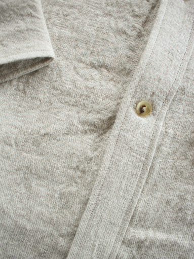 niuhans　Linen Wool Flannel Shirt / Ecru_b0139281_1316453.jpg