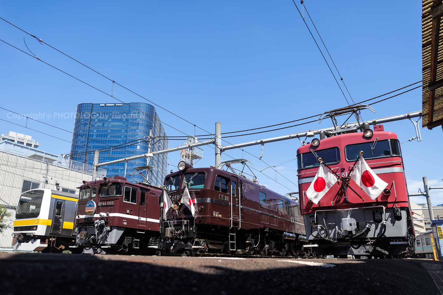 2018/8/25 Sat. EF58-61お召し仕様 東京総合車両センター 一般 2018/8/25 Sat. EF58-61お召し仕様 東京総合車両センター 一般