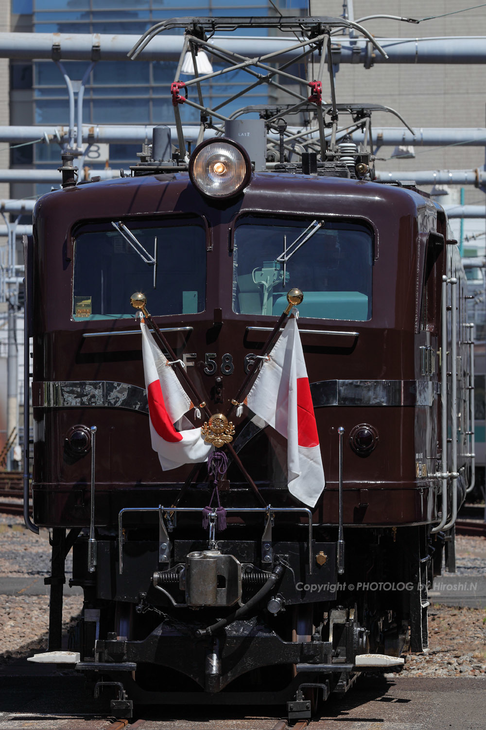 2018/8/25 Sat. EF58-61お召し仕様 東京総合車両センター 一般 2018/8/25 Sat. EF58-61お召し仕様 東京総合車両センター 一般