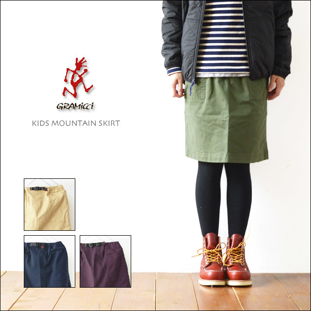 GRAMICCI [グラミチ] KIDS MOUNTAIN SKIRT [GKSK-18F202] キッズマウンテン スカート LADY\'S/KID\'S_f0051306_17443124.jpg