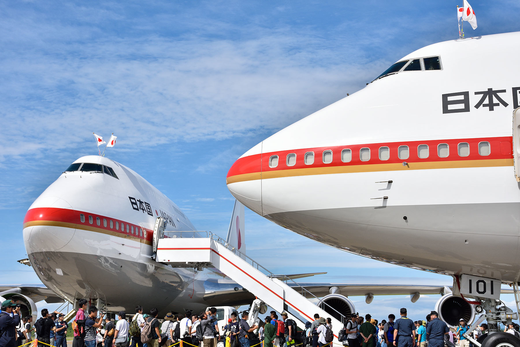 BOEING 747-400 / 20-1101 20-1102 - 千歳基地航空祭 その3