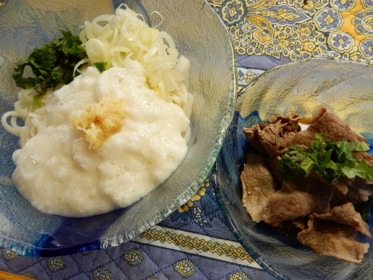 ’18,8,25(土)台風一過と冷うどん!_f0060461_09004507.jpg