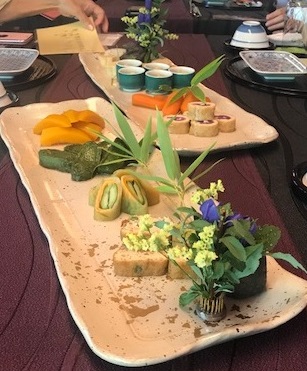 夏の着物で、お客様と普茶料理の閑臥庵 (かんがあん)へ_f0181251_1359247.jpg