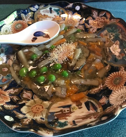 夏の着物で、お客様と普茶料理の閑臥庵 (かんがあん)へ_f0181251_1415427.jpg