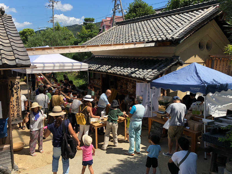 いしきりマルシェ〜夏のそうめん流し大会_b0235528_21484128.jpg
