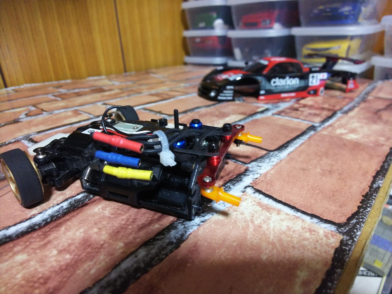ミニッツ ネットで見たリンク車を作ってみた : 動力模型などのブログ ミニッツ ネットで見たリンク車を作ってみた : 動力模型などのブログ