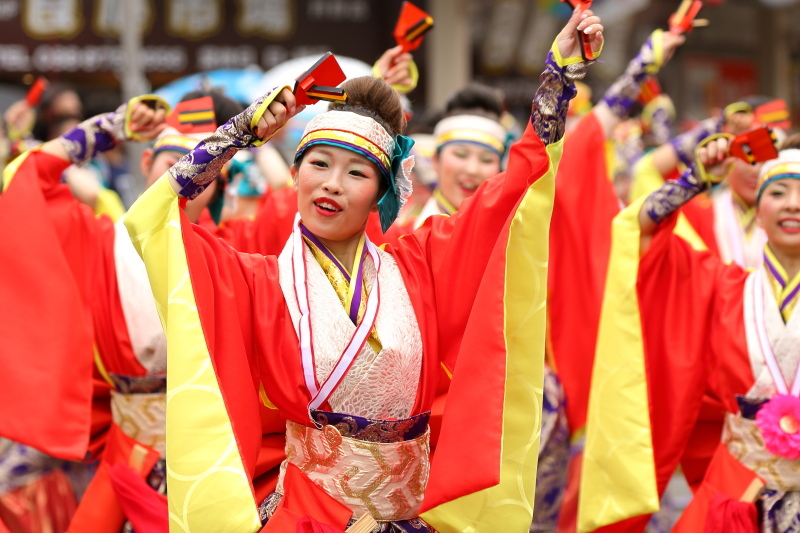 第65回よさこい祭り 本祭2日目 旭食品 その2_a0077663_06400339.jpg