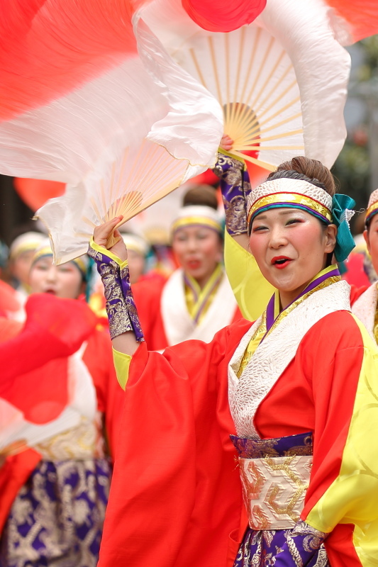 第65回よさこい祭り 本祭2日目 旭食品 その2_a0077663_06402673.jpg