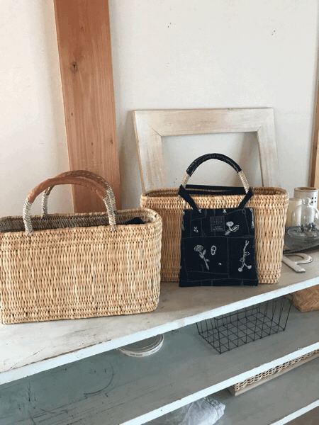 ワランワヤンカゴバッグミナペルホネンタンバリンバッグインバッグ