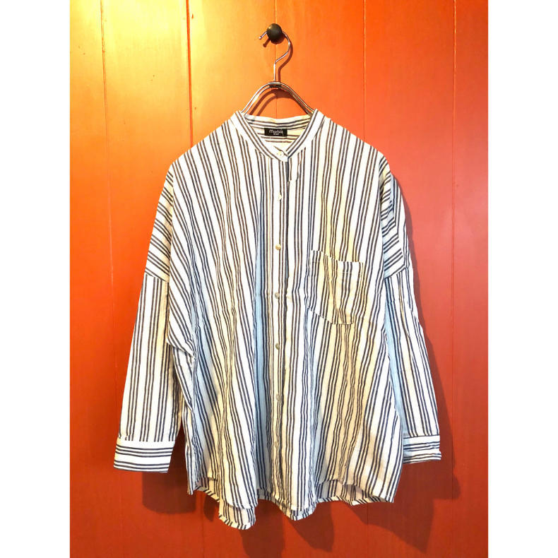 【marbleSUD】ドビーストライプ SHIRT_d0000298_18593287.jpg