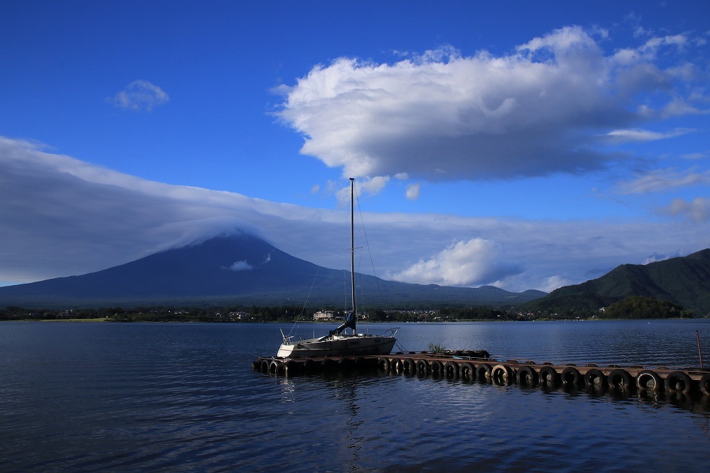 吊るし雲を追い河口湖に～_a0188405_19553249.jpg