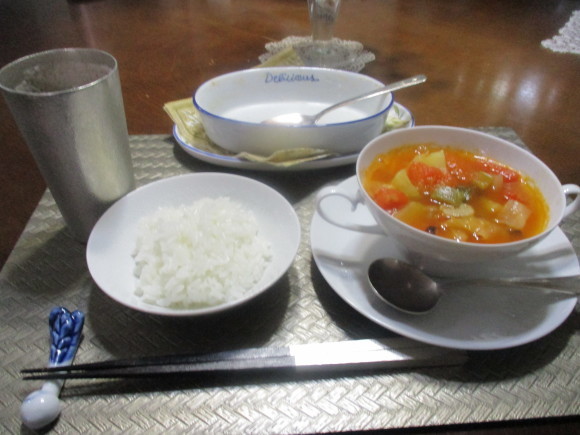 イチジクを戴いた&リベンジしたミネストローネ_a0279743_06495590.jpg