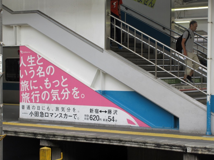 花と危ないJR藤沢駅】 : お散歩アルバム・・つかの間の平穏