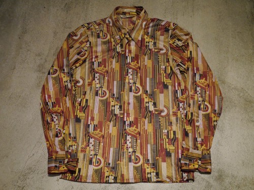 1970\'s \" nik nik \" nylon shirt!!_d0342315_14353114.jpg